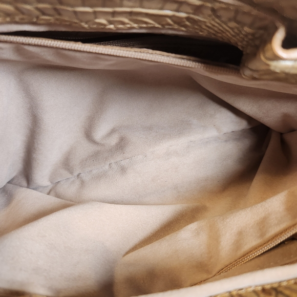 Brahmin Louise Rose Satchel With Crocodile Embossed Leather - Picture 15 of 17